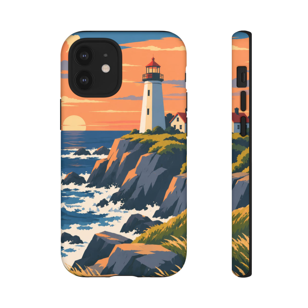 Lighthouse — Atlantic Beacon iPhone Tough Case