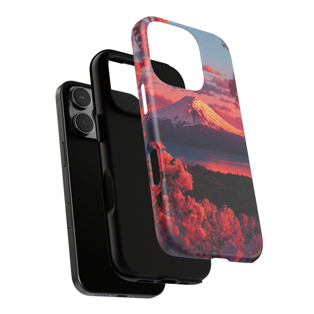 Fuji Rose Horizon iPhone Tough Phone Case
