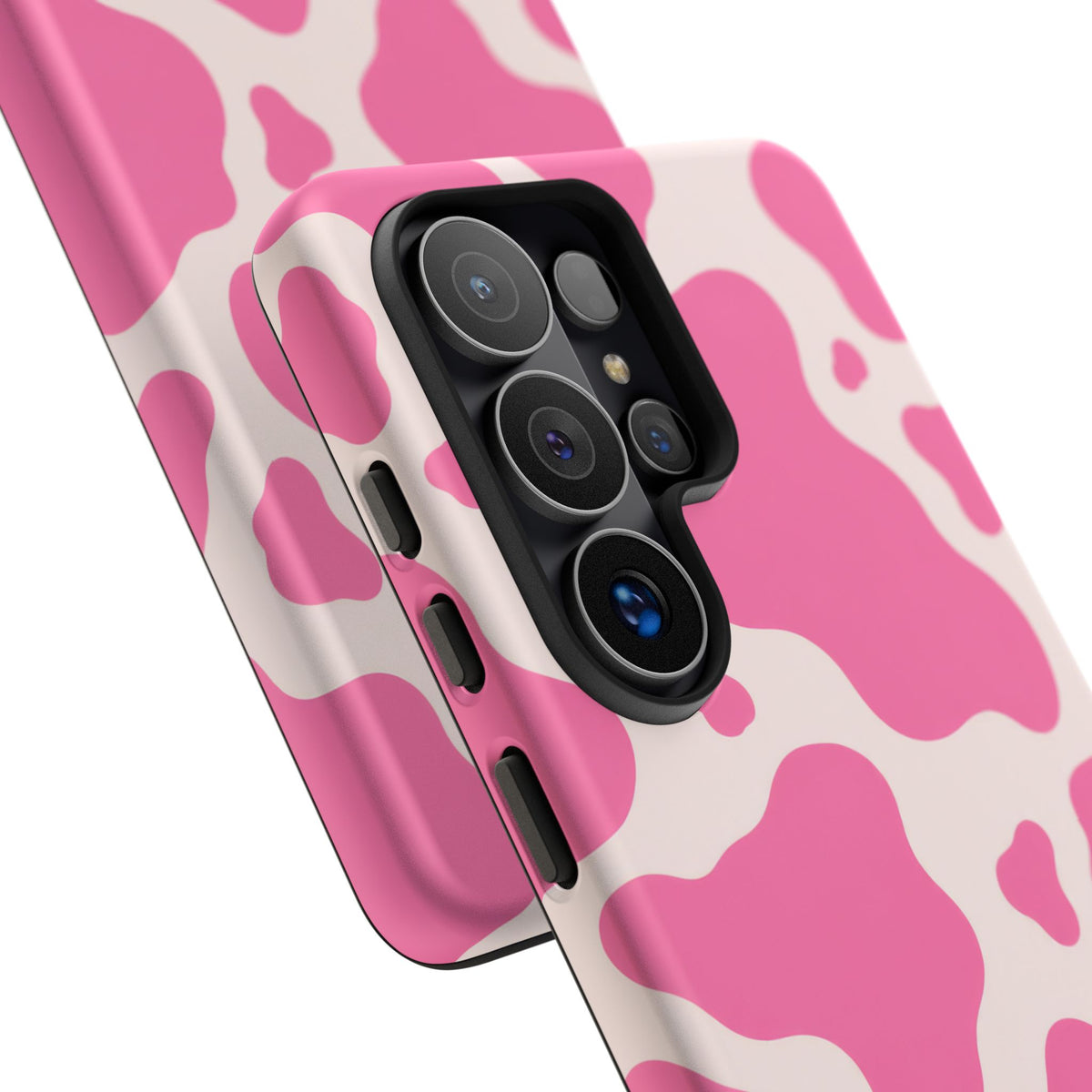 Strawberry Milk Samsung Galaxy Tough Case | Pink Cow Print