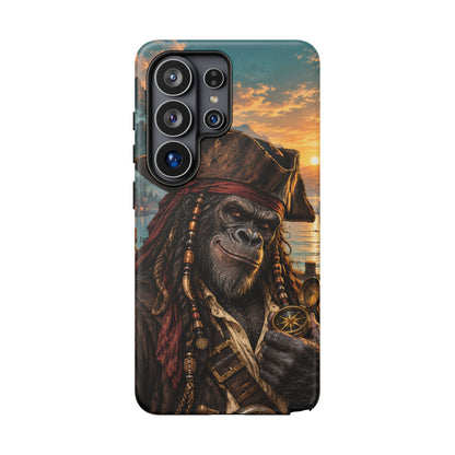 Pirate Gorilla Samsung Galaxy Tough Case | Captain Silverback