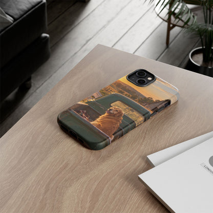 Sunday Road Golden iPhone Tough Case | golden retriever