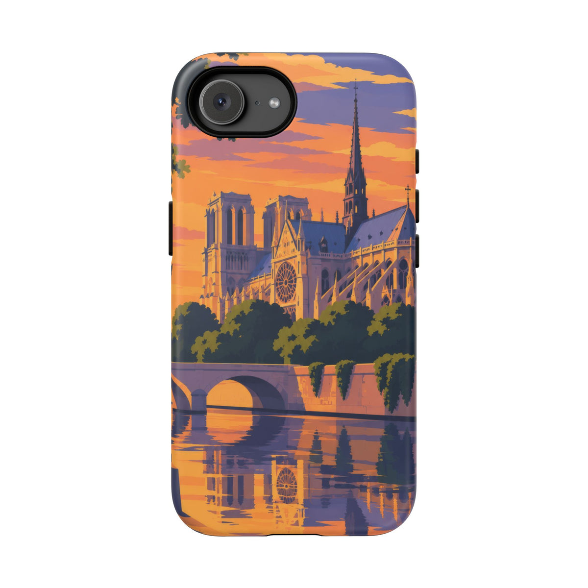 Notre Dame — Cathedral Twilight iPhone Tough Case