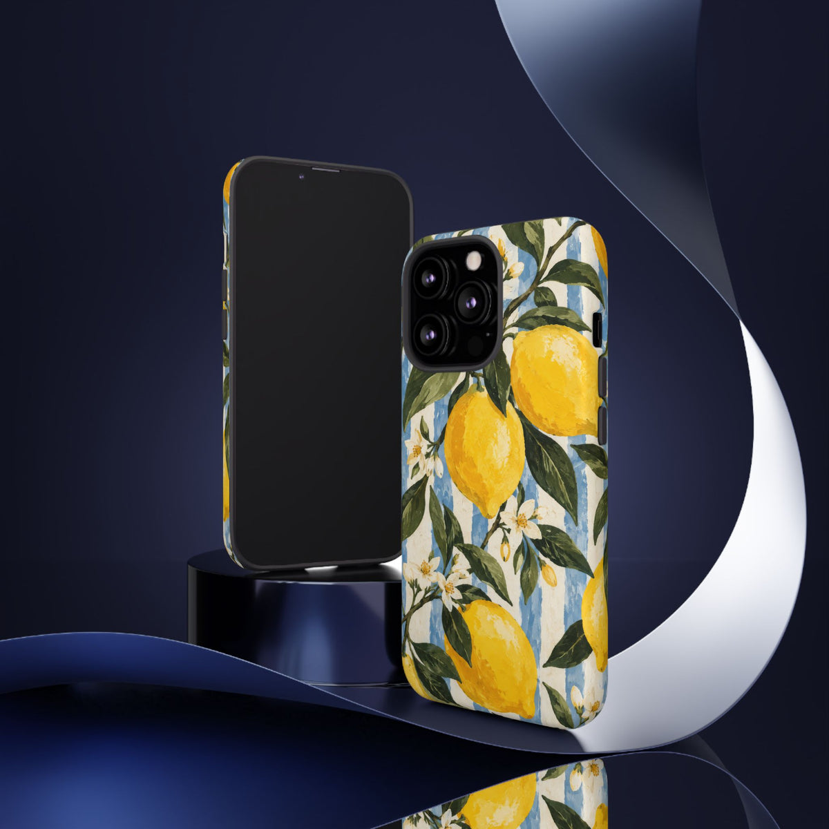 Riviera Lemons iPhone Tough Case | lemon print
