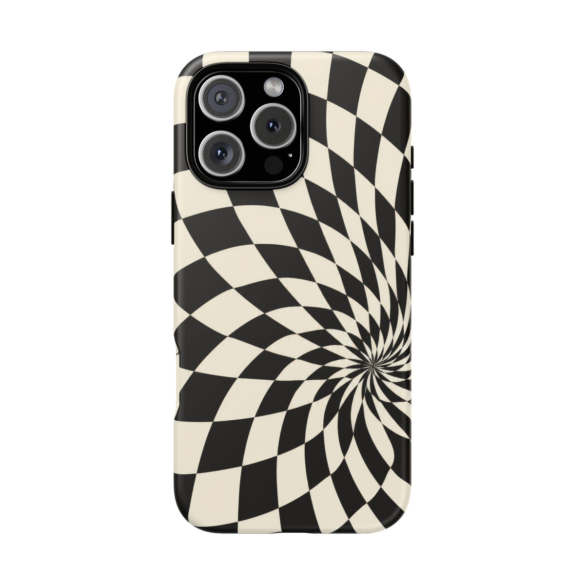Twist Theory iPhone Tough Case | Optical Checkerboard