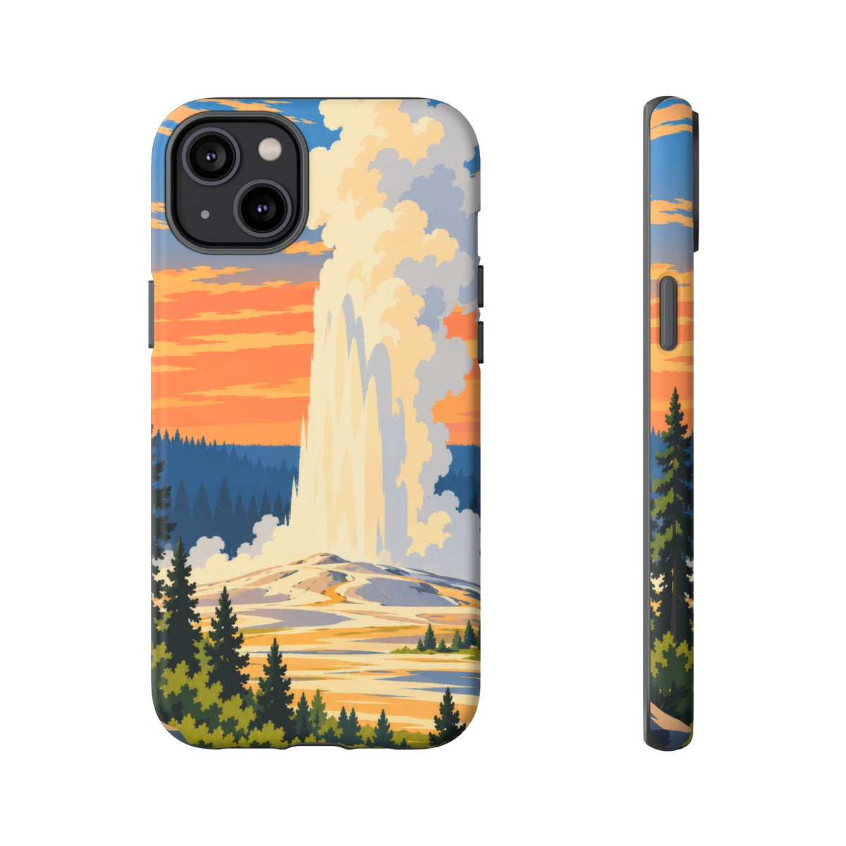 Yellowstone — Geyser Dawn iPhone Tough Case