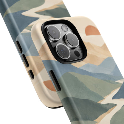 Quiet Pass iPhone Tough Case | mountain river