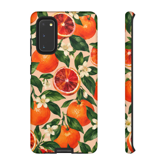 Citrus Siesta Samsung Galaxy Tough Case | orange print