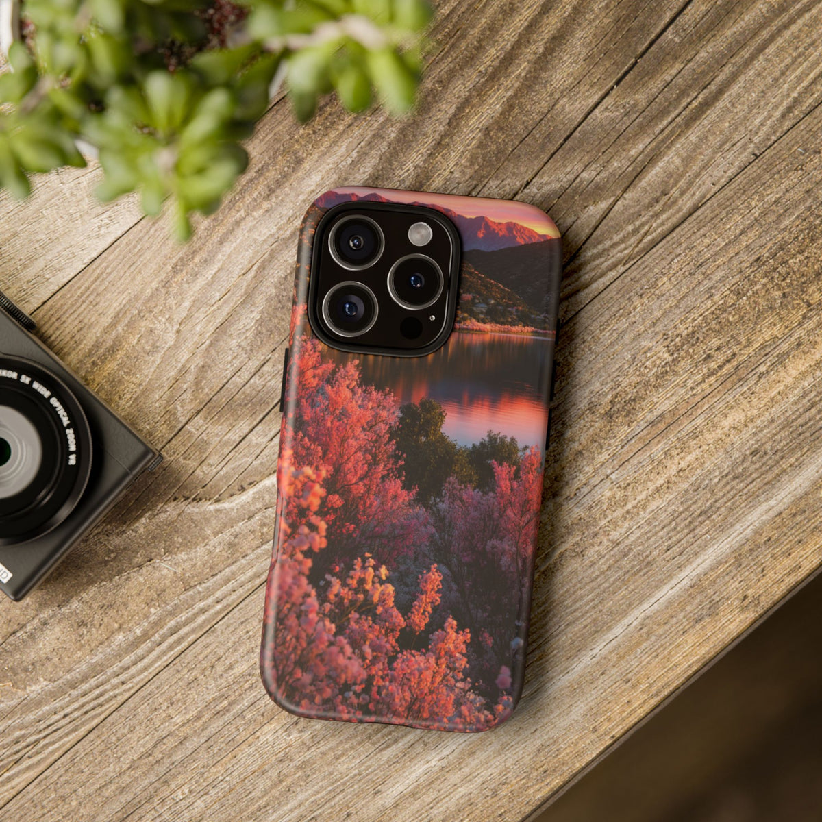 Alpine Bloom Lake iPhone Tough Phone Case