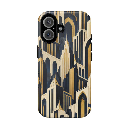 Midnight Metropolis iPhone Tough Case | art deco