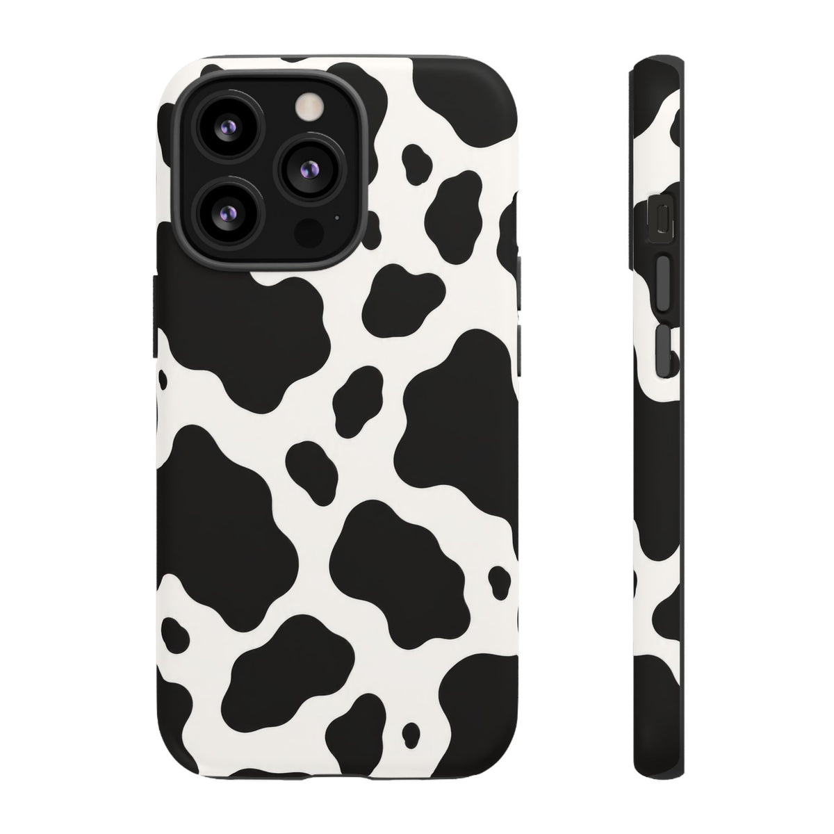 Classic Holstein iPhone Tough Case | Black & White Cow Print