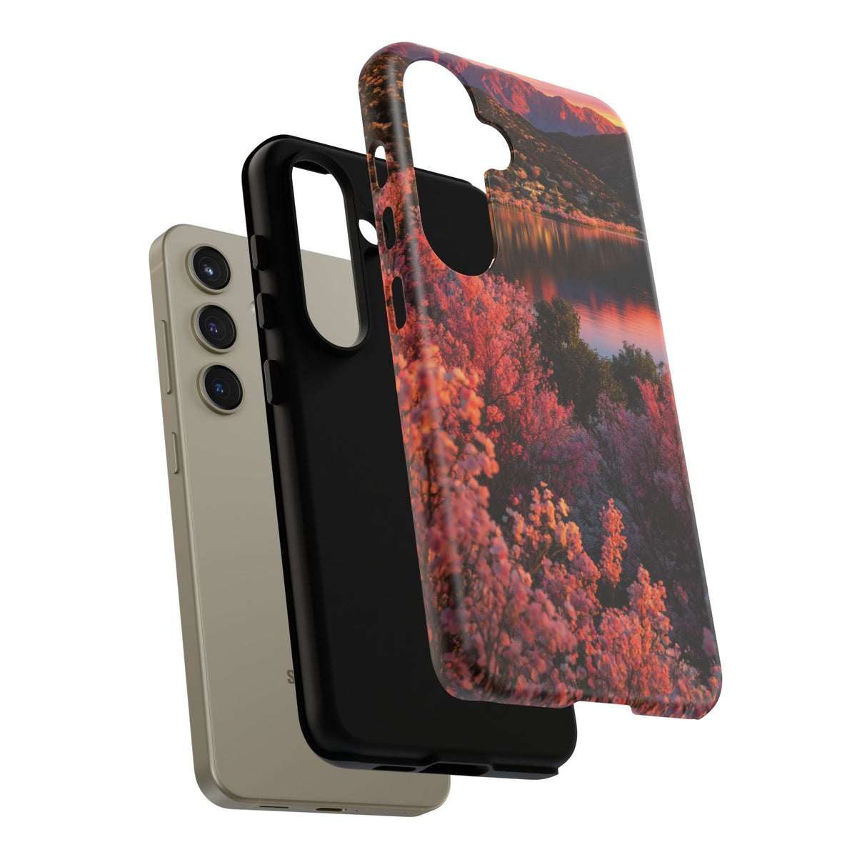 Alpine Bloom Lake Samsung Galaxy Tough Phone Case