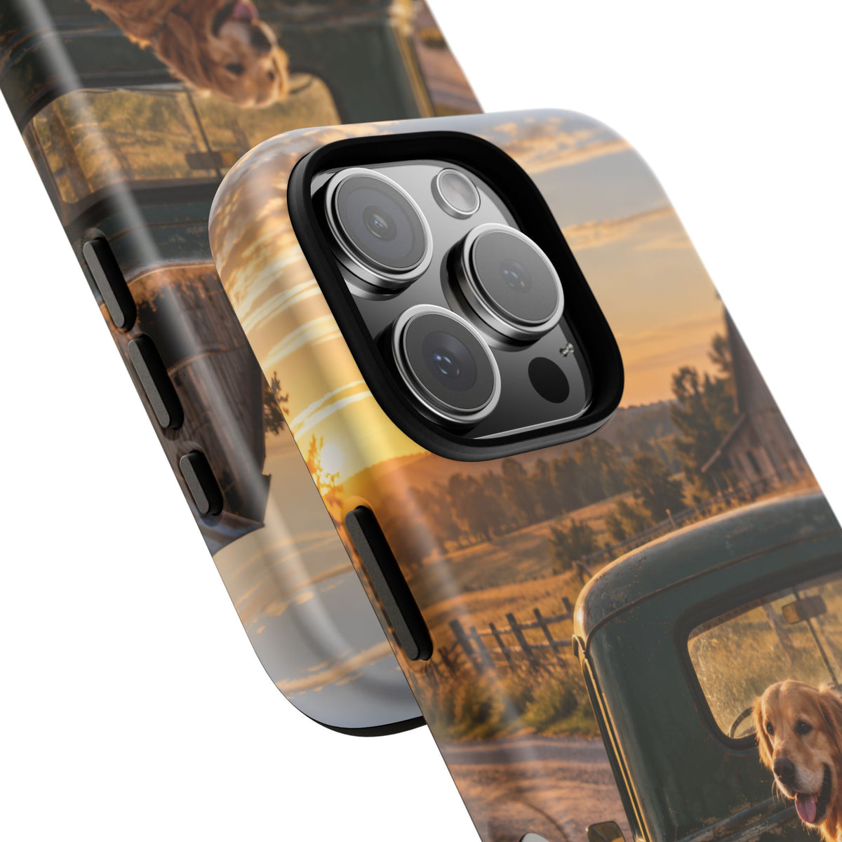Sunday Road Golden iPhone Tough Case | golden retriever