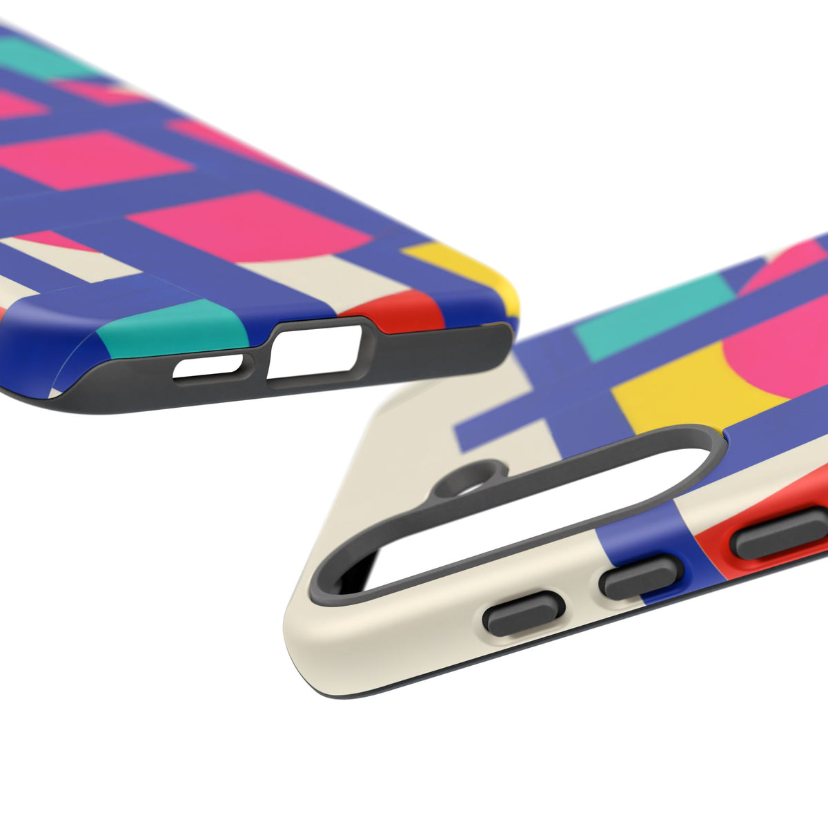 Chromatic Mischief Samsung Galaxy Tough Case | Geometric Color Block Art