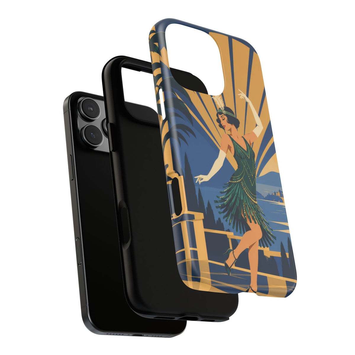 1920s Flapper — Jazz After Dark iPhone Tough Case