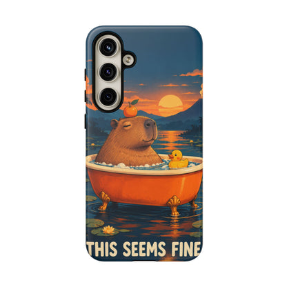 Minor Inconvenience Samsung Galaxy Tough Case | funny capybara