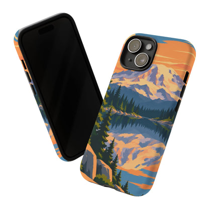 Mount Rainier — Mirror Dawn iPhone Tough Case