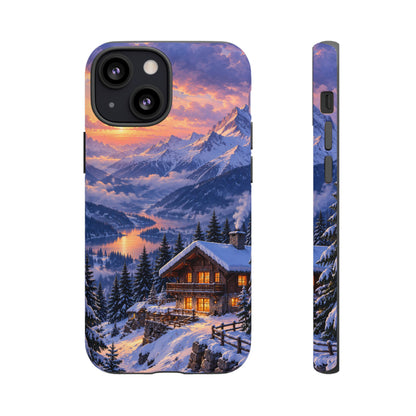 Alpine Hearth iPhone Tough Case | winter cabin