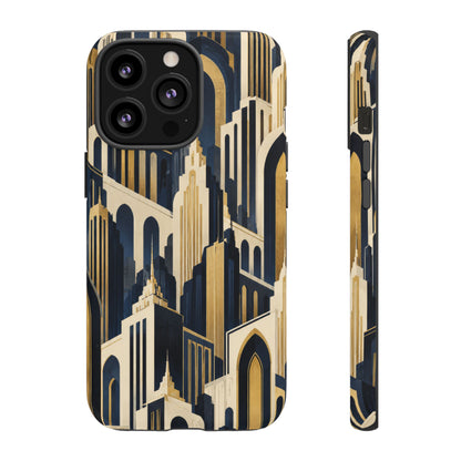 Midnight Metropolis iPhone Tough Case | art deco