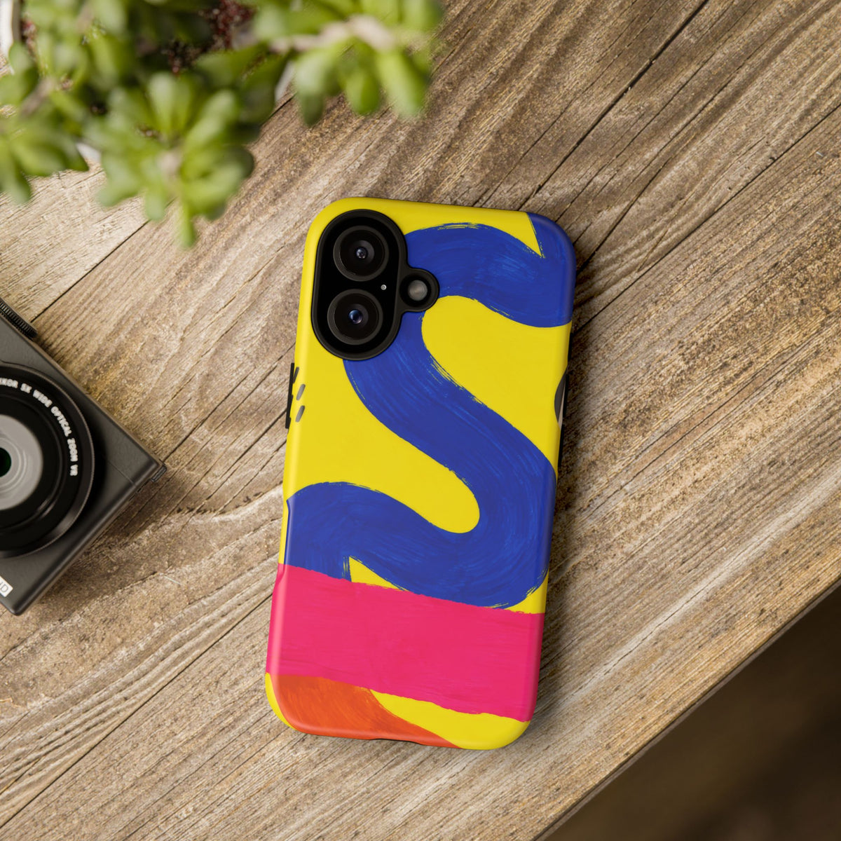 Offbeat iPhone Tough Case | Abstract Color Block Art