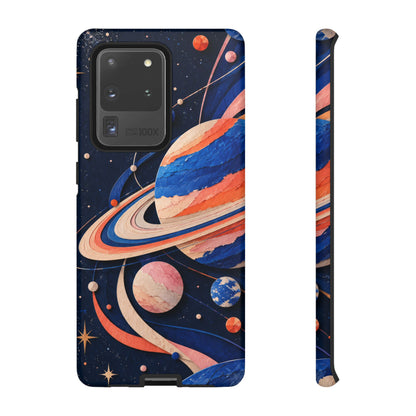 Cosmic Cut Paper Samsung Galaxy Tough Case | modern space