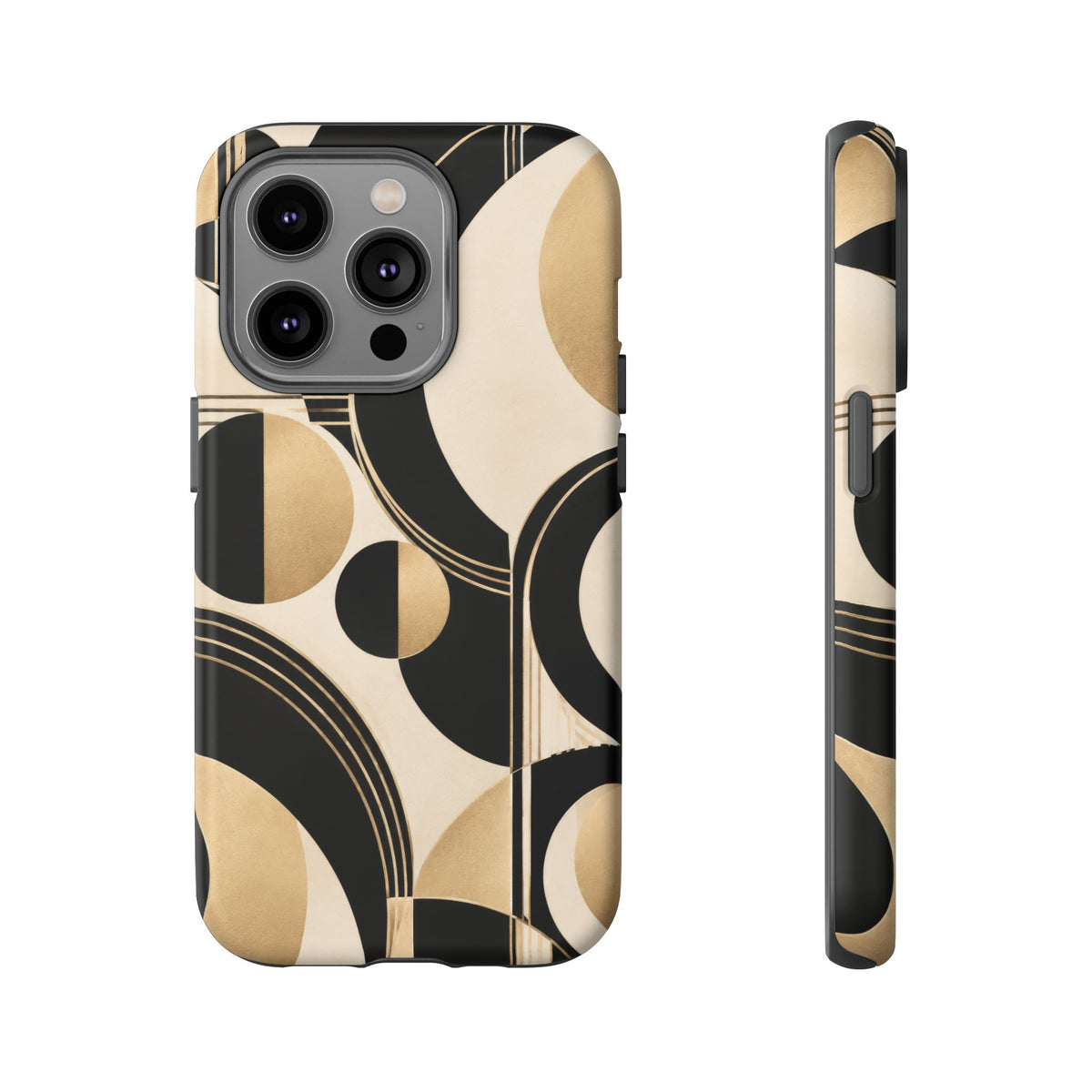 Pearl Orbit iPhone Tough Case | art deco