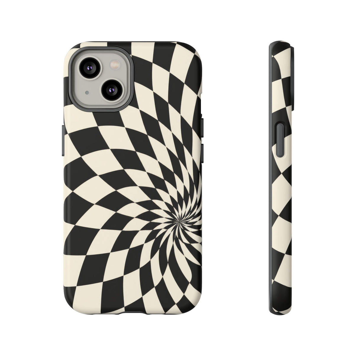 Twist Theory iPhone Tough Case | Optical Checkerboard