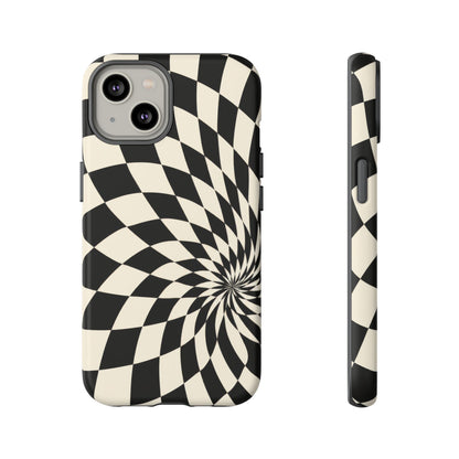 Twist Theory iPhone Tough Case | Optical Checkerboard