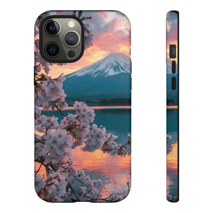 Fuji Petal Reflection iPhone Tough Phone Case
