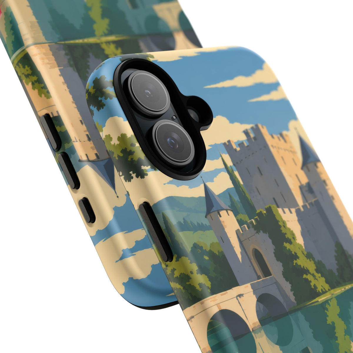 English Castle — Moat and Roses iPhone Tough Case
