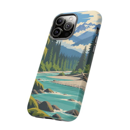 Hoh Rain Forest — Rivergreen iPhone Tough Case