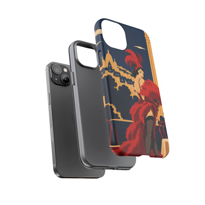 Moulin Rouge Dancer — Velvet Encore iPhone Tough Case | cabaret dancer