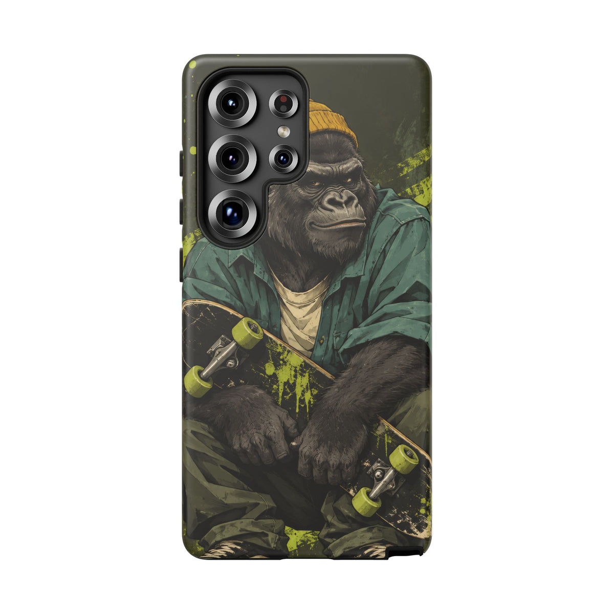 Concrete Jungle Samsung Galaxy Tough Case | Skater Gorilla Illustration