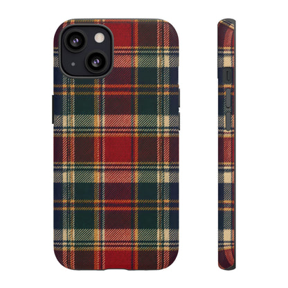 Highland Holiday iPhone Tough Case | christmas plaid