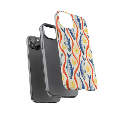 Sardine Social iPhone Tough Case | sardine print