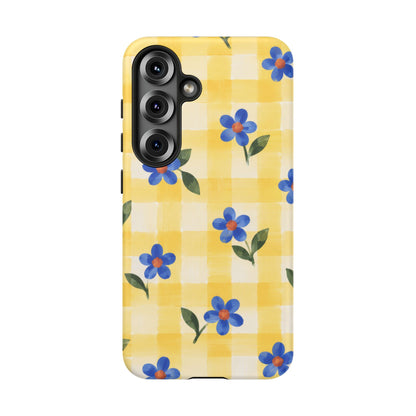 Buttercup Picnic Samsung Galaxy Tough Case | yellow gingham