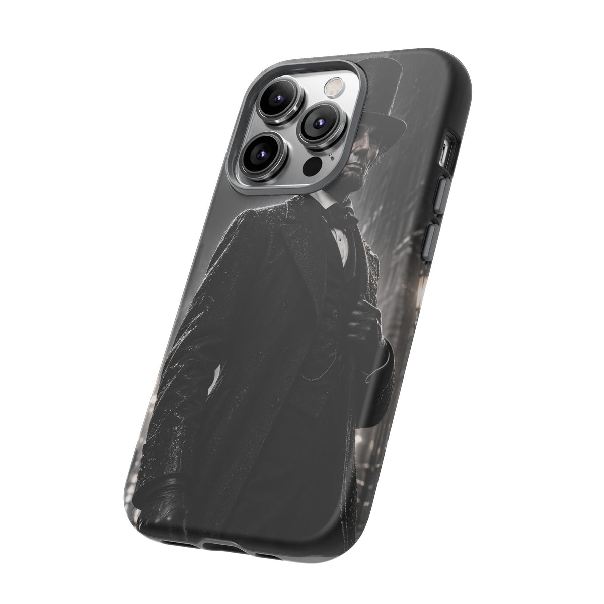 Abe after Midnight iPhone Tough Case | noir lincoln