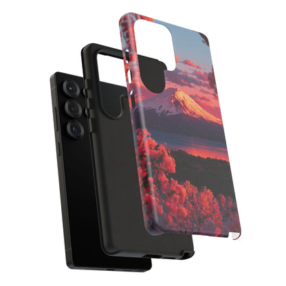 Fuji Rose Horizon Samsung Galaxy Tough Phone Case