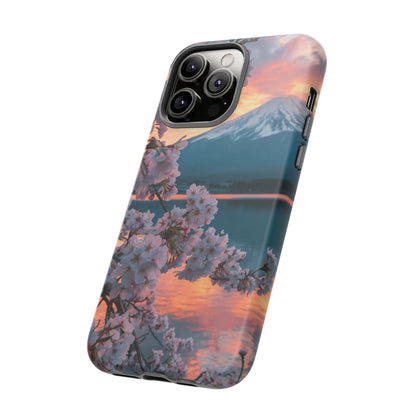 Fuji Petal Reflection iPhone Tough Phone Case
