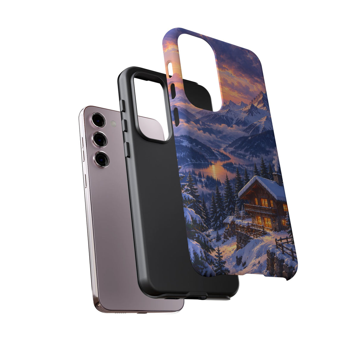 Alpine Hearth Samsung Galaxy Tough Case | winter cabin