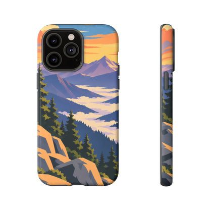 Misty Mountains — Amethyst Pass iPhone Tough Case