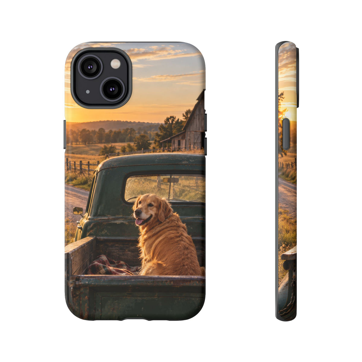 Sunday Road Golden iPhone Tough Case | golden retriever