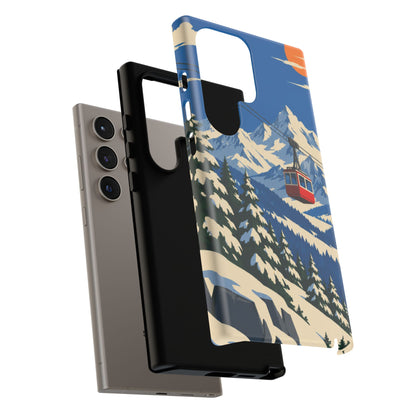 Swiss Skiing — Lift to the Sky Samsung Galaxy Tough Case