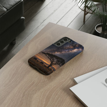 Milky Way over the Plains Samsung Galaxy Tough Case