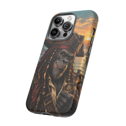 Pirate Gorilla iPhone Tough Case | Captain Silverback