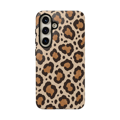 Leopard Print Samsung Galaxy Tough Case | Cocoa Wildcat