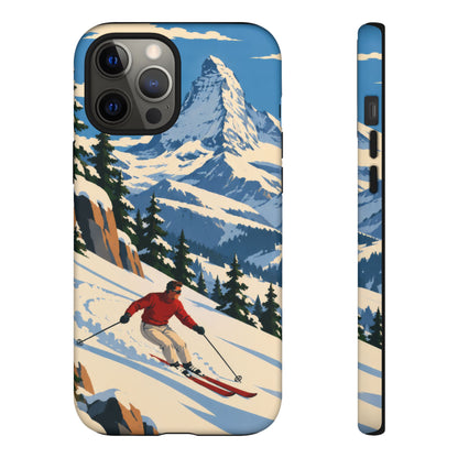 Swiss Skiing — Downhill Arc iPhone Tough Case