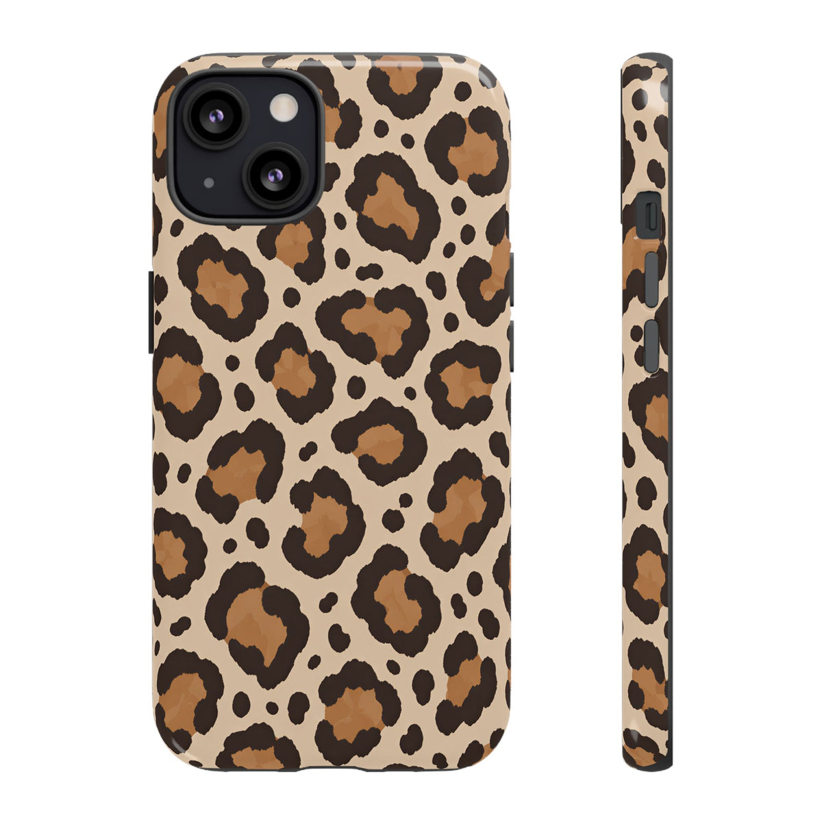 Leopard Print iPhone Tough Case | Cocoa Wildcat