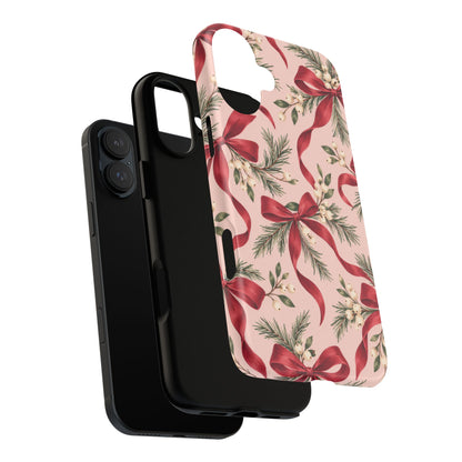 Ribbon Season iPhone Tough Case | christmas bows