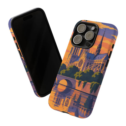 Notre Dame — Cathedral Twilight iPhone Tough Case