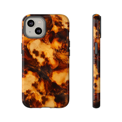 Amber Marble iPhone Tough Case | Amber Mosaic